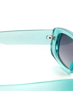 Occhiali da Sole Rettangolari Casual Sunglasses Uomo Donna Unisex Azzurro GIOSAL-OC1071A