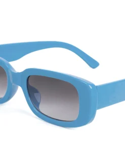 Occhiali da Sole Uomo Donna Unisex Casual Sunglasses Lenti Nero Squadrate Cielo GIOSAL-OC1063A