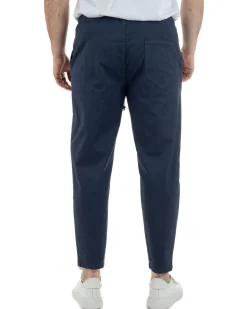 Pantaloni Cotone Jogger Blu TCP1013A