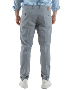 Pantaloni Uomo Cotone Tasche America Grigio TCP1009A
