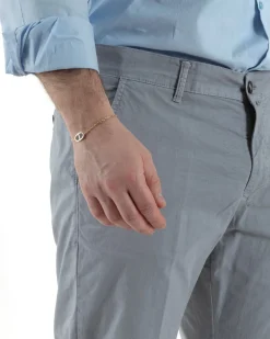 Pantaloni Uomo Cotone Tasche America Grigio TCP1009A