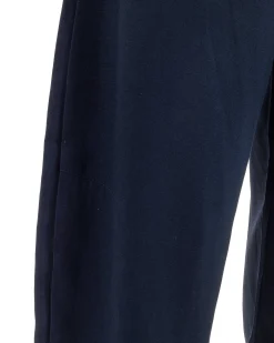 Pantaloni uomo lino baggy fit cinque tasche blu GIOSAL-P6501A