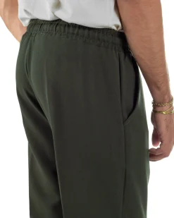 Pantaloni Uomo Pantalaccio Morbido Coulisse Viscosa Invernale Verde P6340A