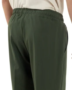 Pantaloni Uomo Pantalaccio Viscosa Morbido Regular Fit Verde P6248A