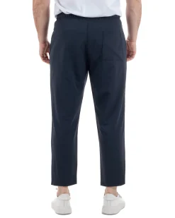 Pantaloni Viscosa Jogger Blu TCP1004A