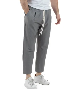 Pantaloni Viscosa Jogger Grigio TCP1005A