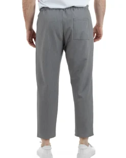 Pantaloni Viscosa Jogger Grigio TCP1005A
