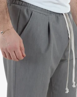 Pantaloni Viscosa Jogger Grigio TCP1005A