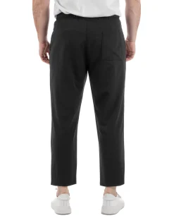 Pantaloni Viscosa Jogger Nero TCP1006A