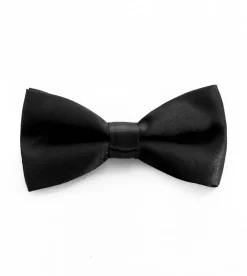 Papillon Farfalla Raso Uomo Unisex Cravattino Nero Accessorio Elegante Cerimonia Casual Basic GIOSAL-CP1058A