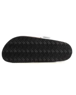 Sandalo Aperto Scarpe Ecopelle Ciabatta Uomo Unisex Sandali Infradito Fibbia Bianco GIOSAL-S1210A