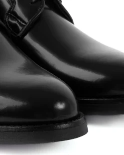 Scarpe Uomo Classiche Stringate Ecopelle Abrasivate Eleganti Cerimonia Derby Con Lacci Suola Di Gomma Casual Nero GIOSAL-S1277A