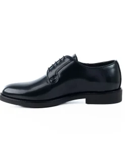 Scarpe Uomo Classiche Stringate Ecopelle Abrasivate Eleganti Cerimonia Derby Con Lacci Suola Di Gomma Casual Blu GIOSAL-S1278A
