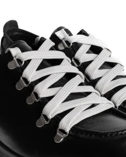 Scarpe Uomo Mocassini Ingegnere Con Ganci E Lacci Casual Ecopelle Tinta Unita Nero GIOSAL-S1255A