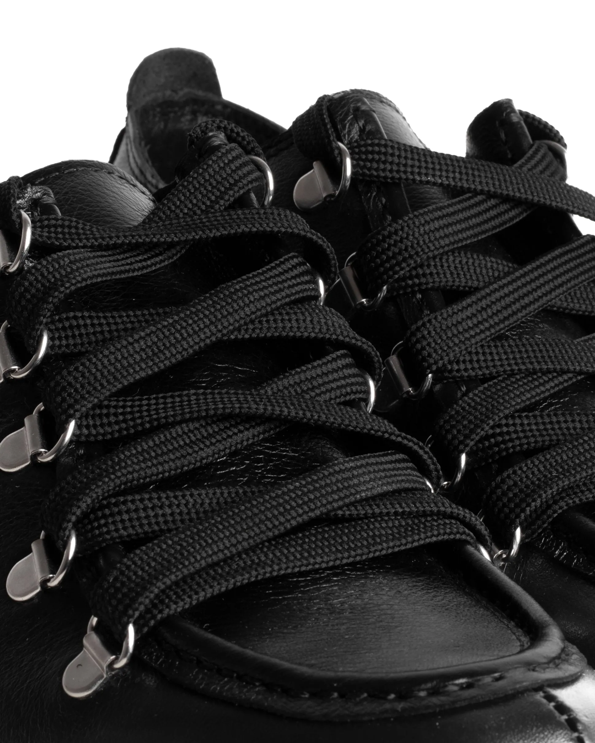 Scarpe Uomo Mocassini Ingegnere Con Ganci E Lacci Casual Ecopelle Tinta Unita Nero GIOSAL-S1255A