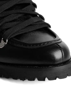 Scarpe Uomo Mocassini Ingegnere Con Ganci E Lacci Casual Ecopelle Tinta Unita Nero GIOSAL-S1255A