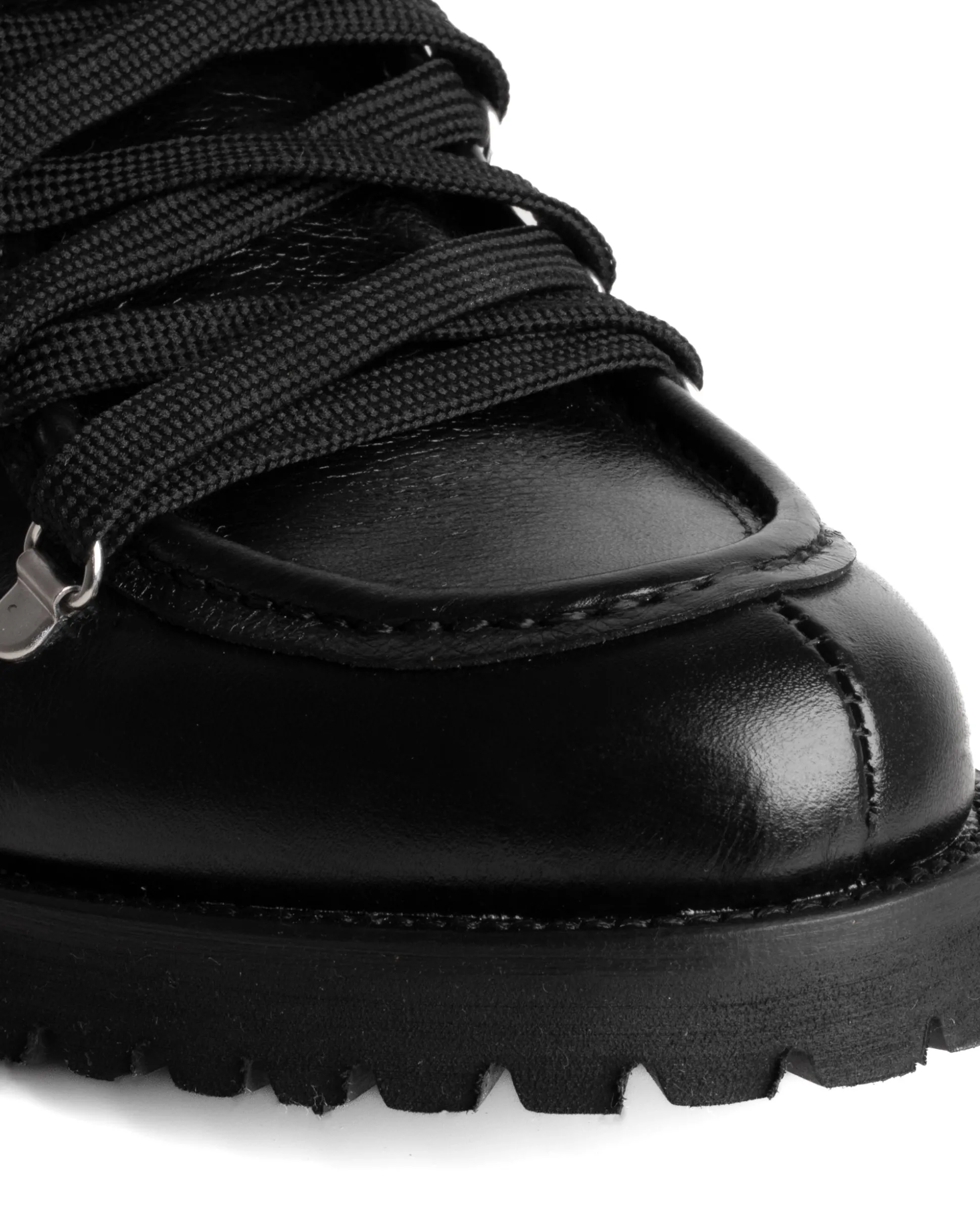 Scarpe Uomo Mocassini Ingegnere Con Ganci E Lacci Casual Ecopelle Tinta Unita Nero GIOSAL-S1255A