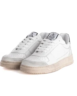 Scarpe Uomo Sneakers Bianche Casual Sportive Ecopelle Camoscio GIOSAL-S1185A