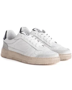 Scarpe Uomo Sneakers Bianche Casual Sportive Ecopelle Camoscio GIOSAL-S1185A