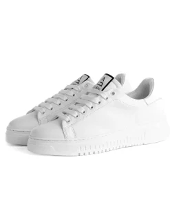 Scarpe Uomo Sneakers Bianche Ecopelle Basic Casual Eleganti Sportive GIOSAL-S1188A