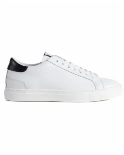 Scarpe uomo sneakers casual basic sportive ecopelle bianco GIOSAL-S1308A