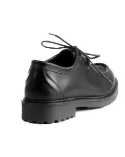 Scarpe Uomo Stringate Derby Lacci Eleganti Pelle Nero S1303A