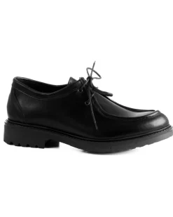 Scarpe Uomo Stringate Derby Lacci Eleganti Pelle Nero S1303A