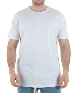 T-Shirt Cotone Basic Regular Fit Bianco TCTS1008A