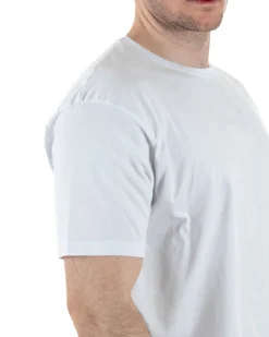 T-Shirt Cotone Basic Regular Fit Bianco TCTS1008A