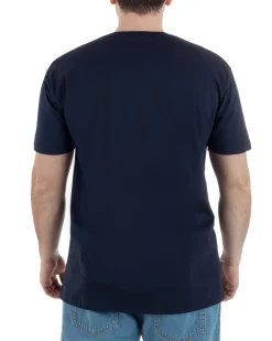 T-Shirt Cotone Basic Regular Fit Blu TCTS1007A