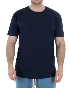 T-Shirt Cotone Basic Regular Fit Blu TCTS1007A