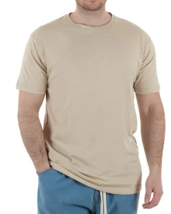 T-Shirt Cotone Basic Regular Fit Beige TCTS1006A