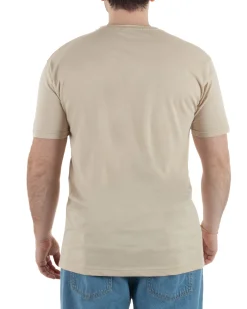 T-Shirt Cotone Basic Regular Fit Beige TCTS1006A
