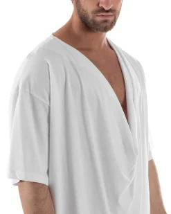 T-shirt Cotone Drappeggiata TS3117A