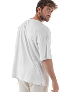 T-shirt Cotone Drappeggiata TS3117A