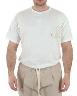 T-Shirt Cotone Taschino Regular Fit Bianco TCTS1004A