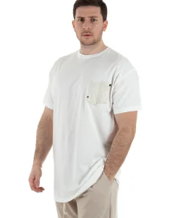 T-Shirt Cotone Taschino Regular Fit Bianco TCTS1004A