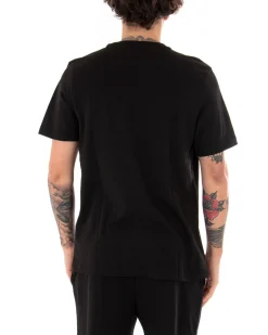 T-shirt Uomo Kappa Logo Zobi Casual Girocollo Basic Nera GIOSAL-TS2457A