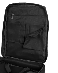 Zaino elegante moderno uomo unisex business travel ecopelle nero GIOSAL-ZU1144A